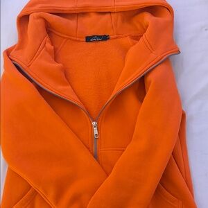 Orange Women's Hoodie Jacket